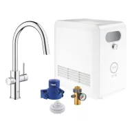   GROHE Blue Professional C-kifolyóval kihúzható gyöngyöztetővel 