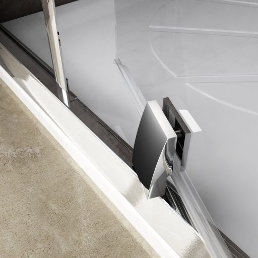 Pivot PSKK3 80x80 zuhanykabin fehér/króm+transparent