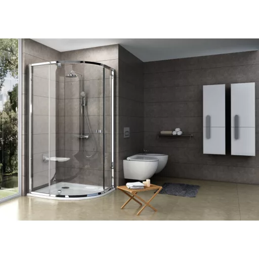 Pivot PSKK3 80x80 zuhanykabin krómhatású+transparent
