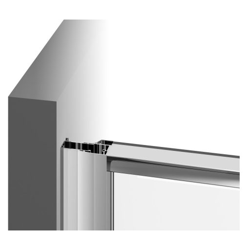 Pivot PSKK3 90x90 zuhanykabin fekete+transparent