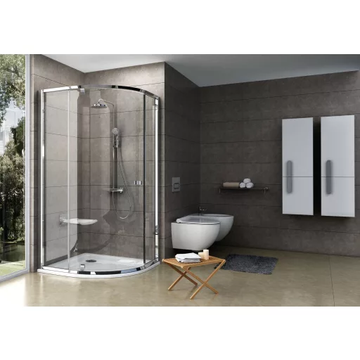 Pivot PSKK3 100x100 zuhanykabin krómhatású+transparent *