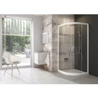 Blix BLCP4 80x80 zuhanykabin fehér+transparent