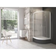 Blix BLCP4 90x90 SABINA zuhanykabin fehér+grape