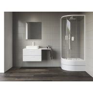   Blix II NBLCP4 Sabina 90x90 zuhanykabin matt fehér+transparent