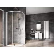 Nexty NSKK3-80 zuhanykabin fehér/króm+transparent