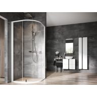 Nexty NSKK3-100 zuhanykabin fehér/króm+transparent