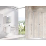 Chrome CSKK4-90 zuhanykabin szatén+transparent