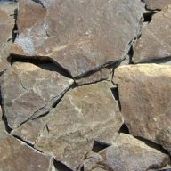   Barna andezit szabálytalan burkolókő 1-4cm változó  (400019)