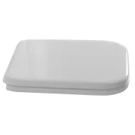   Sapho KERASAN WALDORF WC-ülőke, Soft Close, fehér/króm pánt (418801)