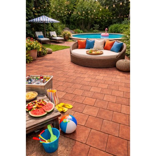 Fabro- Cotto Tavella Terrakotta térburkoló 19,5x19,5x2,5cm (600564)