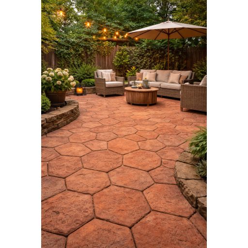 Fabro- Cotto Hexa Terrakotta térburkoló 19,5x19,5x2,5cm (600588)