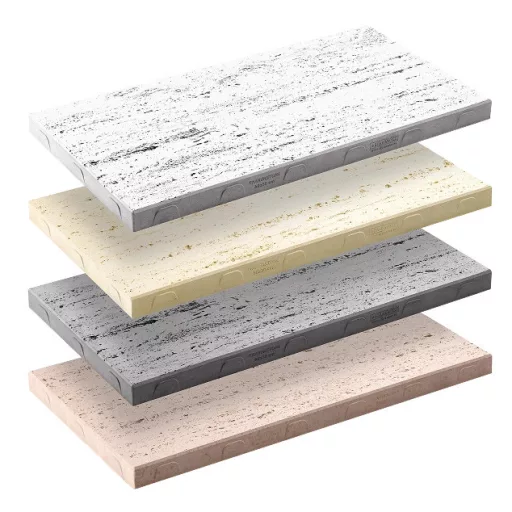 Térburkolat TraverStone 60x30x3 cm, Fehér szín