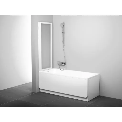 VS2 105 kádparaván fehér+transparent