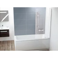 CVS1-80 jobb kádparaván fehér + transparent