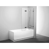 BVS2-100 kádparaván jobb króm+transparent