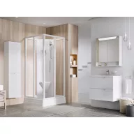 Supernova ASBRV2 90x90 zuhanybox fehér+transparent