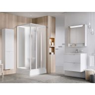 Supernova ASBP3 90x90 zuhanybox fehér+grape