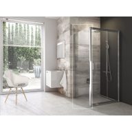 Blix BLPS-80 fix oldalfal krómhatású+transparent