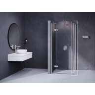 SmartLine SMPS 90 bal fix oldalfal króm+transparent