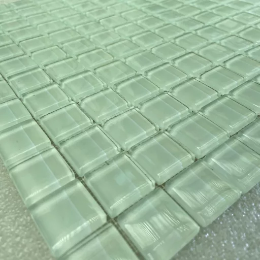 Üvegmozaik Diamond White 30x30 cm (A-M000344)