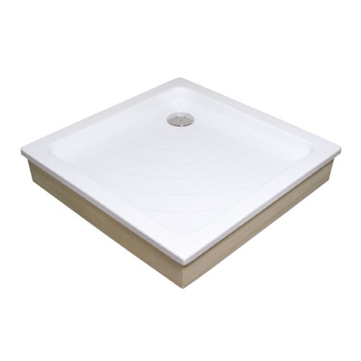 Angela 90x90 zuhanytálca PU fehér