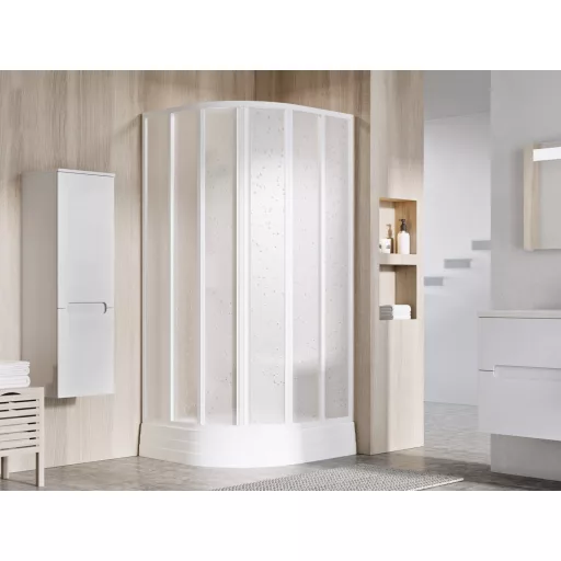 Ronda 80x80 zuhanytálca PU fehér