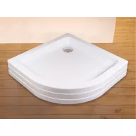 Ronda 90x90 zuhanytálca PU fehér