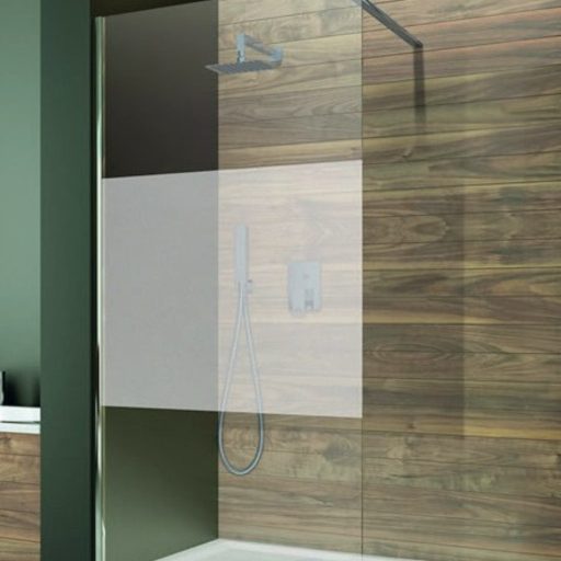 Négyoldalról zárt szögletes zuhanykabinok kpl-KCKN/ BASIC-80x120 -SHP/ W18 üveggel/ fehér kerettel és fehér hátfallal