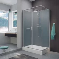   Négyoldalról zárt szögletes zuhanykabinok kpl-KCD2/ CLIIa-80x120 /választható keret és hátfallal /W0 üveggel