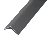   Utólagos alumínium sarokvédő élvédő profil 30x30 mm/2,50 m matt eloxált ezüst