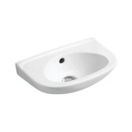   Alföldi Bázis 4123 falra szerelhető mosdó 40x25cm- balos kivitel