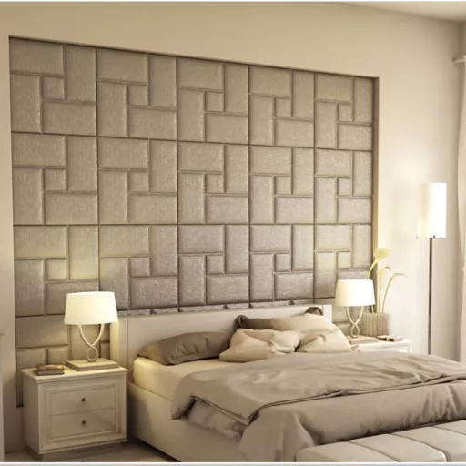 Acotango 3D falpanel 60x60cm - acél szürke