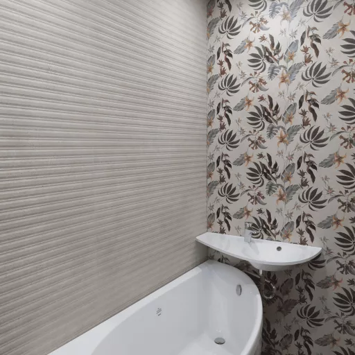 Baldocer Craft Asphalt Grit falburkoló 40x120 cm rektifikált (BA361)