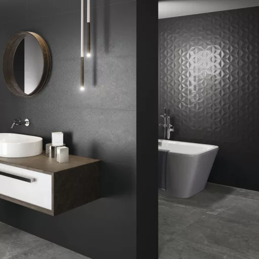 Baldocer Corn Clinker Dark falburkoló 40x120 cm rektifikált (BA365)