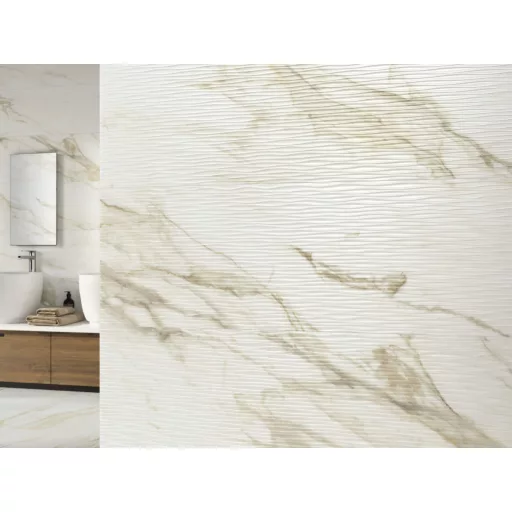 Baldocer Tonn Adaggio Gold falburkoló 40x120 cm rektifikált (BA471)