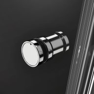 Kiegészítő fogantyú csuklós ajtóhoz króm