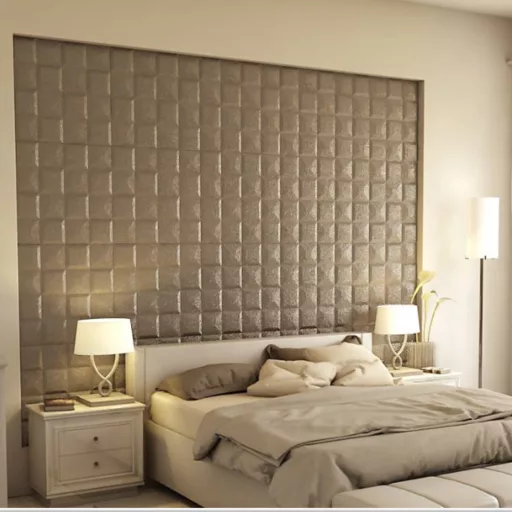 Biggore 3D falpanel 60x60cm - havanna barna