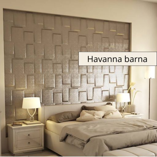 Bonete 3D falpanel 60x60 cm - többféle színben