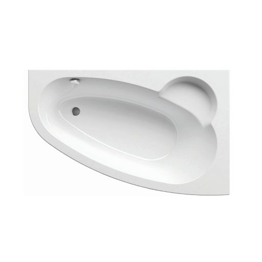 Asymmetric 150x100 akrilkád jobb (hófehér)