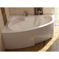 Asymmetric 170x110 akrilkád bal (hófehér)