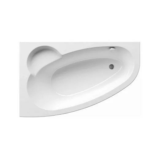 Asymmetric 170x110 akrilkád bal (hófehér)