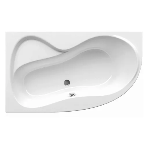 Rosa 95 150x95 bal akrilkád (hófehér)