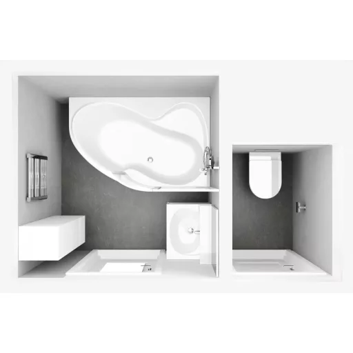 Rosa 95 160x95 jobb (hófehér)