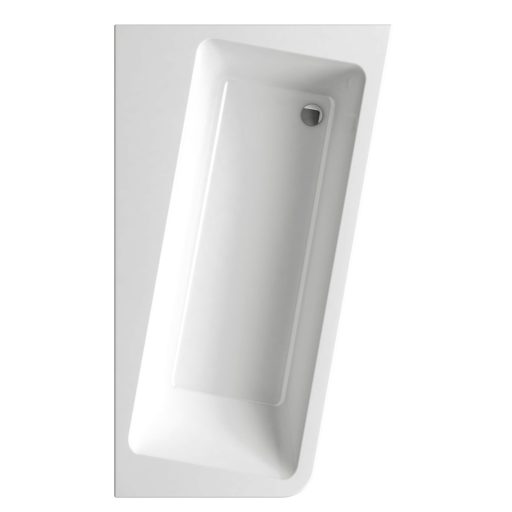 10° akrilkád 160x95 jobbos fehér