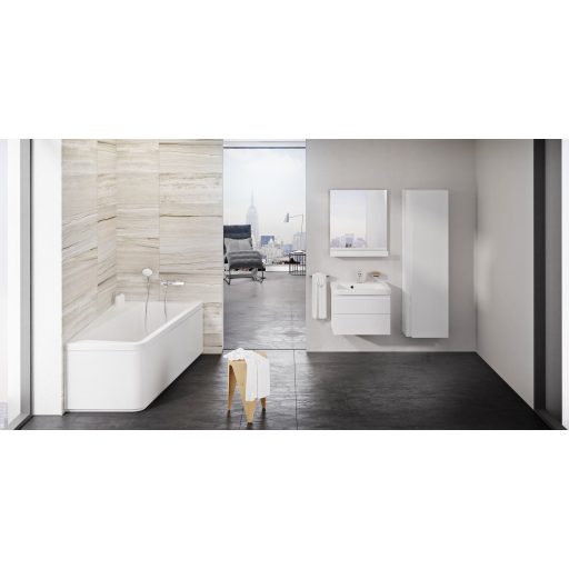 10° akrilkád 160x95 jobbos fehér