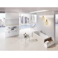 City 180 x 80 akrilkád fehér