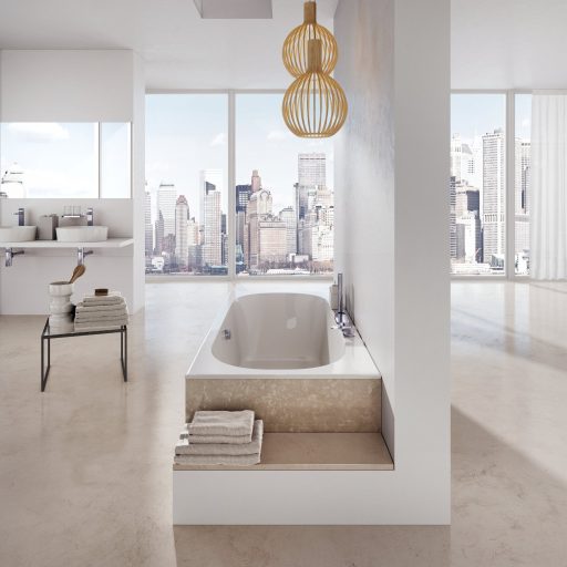 City 180 x 80 akrilkád fehér