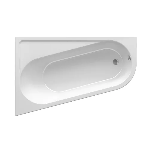 Chrome akrilkád 170x105 balos, fehér