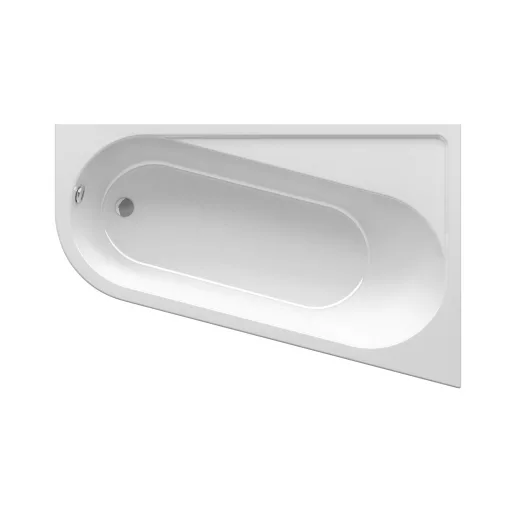 Chrome akrilkád 170x105 jobbos, fehér