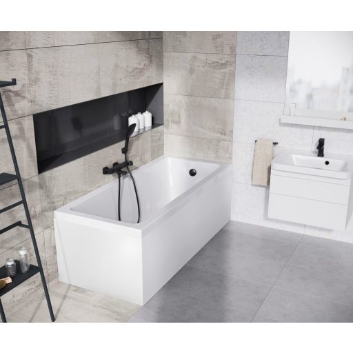 10° akrilkád 170x75 fehér